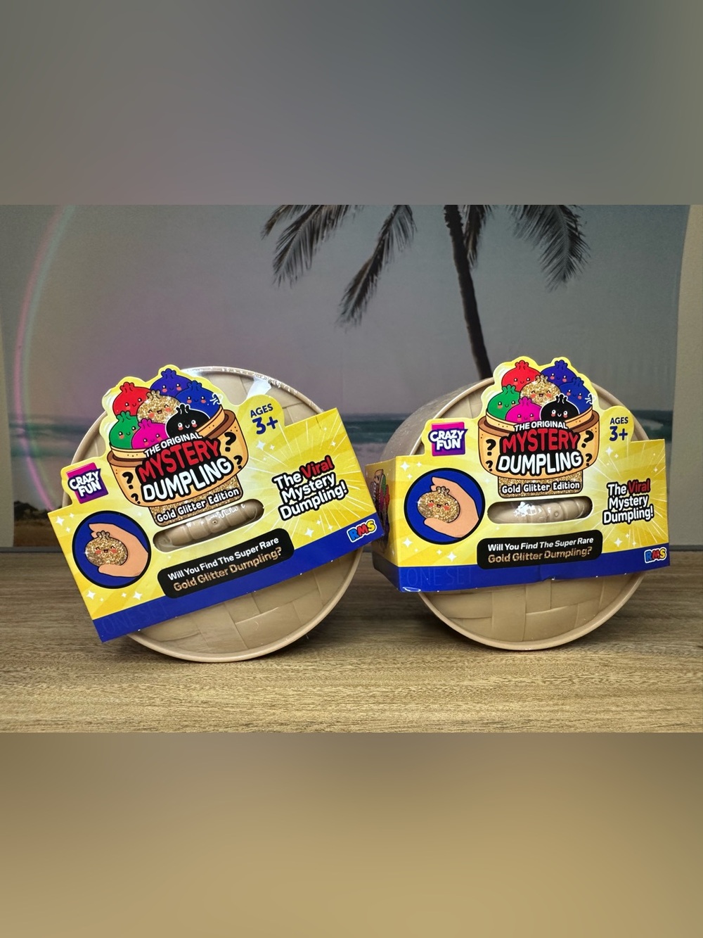 Bundle of 2 RMS Gold Glitter Dumplings